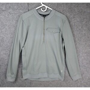 Specialized Utility Drirelease Merino Sweater Men's Large Gray 1/2 Zip Cycling